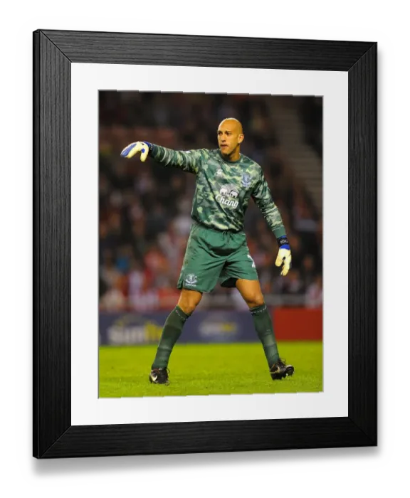 Framed Print : Tim Howard's Unwavering Determination: Everton's FA Cup Sixth Round Replay Victory at Sunderland's Stadium of Light (27 March 2012) Framed Print : Tim Howard's Unwavering Determination: Everton's FA Cup Sixth Round Replay Victory at Sunderland's Stadium of Light (27 March 2012)