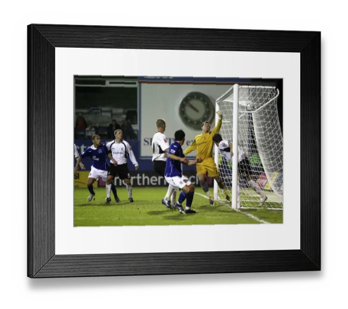 Framed Print : Tim Cahill's Historic First Goal: Everton vs. Luton Town in Carling Cup Fourth Round, 2007 Framed Print : Tim Cahill's Historic First Goal: Everton vs. Luton Town in Carling Cup Fourth Round, 2007