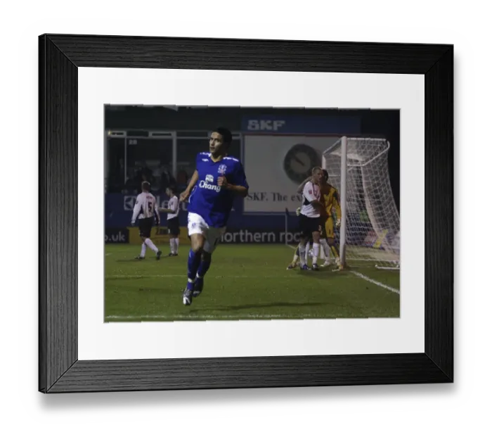 Framed Print : Tim Cahill's Euphoric Goal Celebration: Everton's Triumph Over Luton Town in Carling Cup Fourth Round (October 2007) Framed Print : Tim Cahill's Euphoric Goal Celebration: Everton's Triumph Over Luton Town in Carling Cup Fourth Round (October 2007)