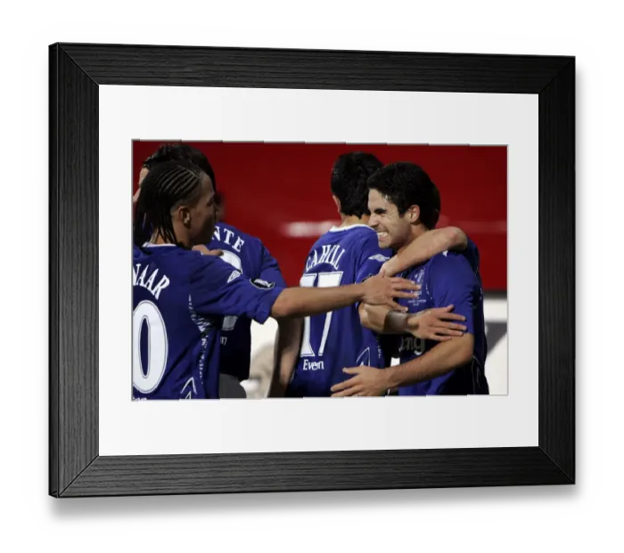 Framed Print : Mikel Arteta's Historic Goal: Everton's UEFA Cup Victory Against FC Nurnberg (8 / 11 / 07) Framed Print : Mikel Arteta's Historic Goal: Everton's UEFA Cup Victory Against FC Nurnberg (8 / 11 / 07)