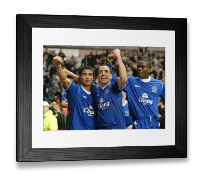 Framed Print : Everton's Triumph: A. Villa 1-3 (February 26, 2005)