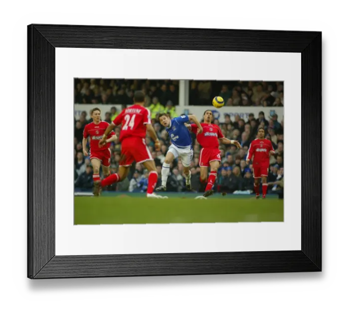 Framed Print : Everton vs Charlton (04-05): A Past Match - Everton 0-1 Charlton (22-01-05)