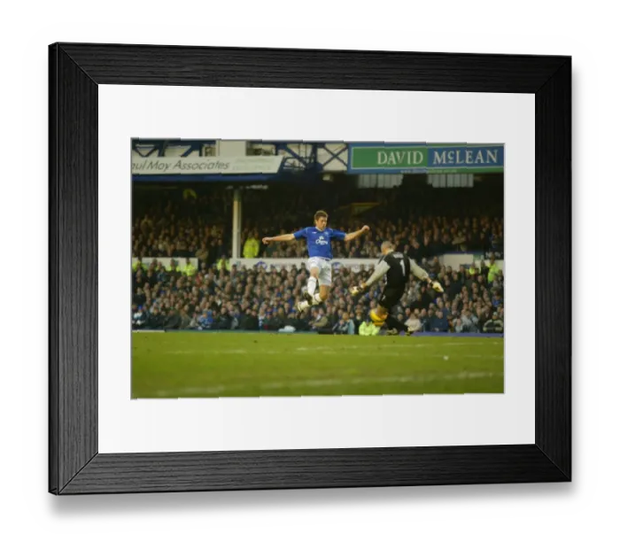 Framed Print : Everton 0-1 Charlton: A Past Match from the 04-05 Season (22-01-05)