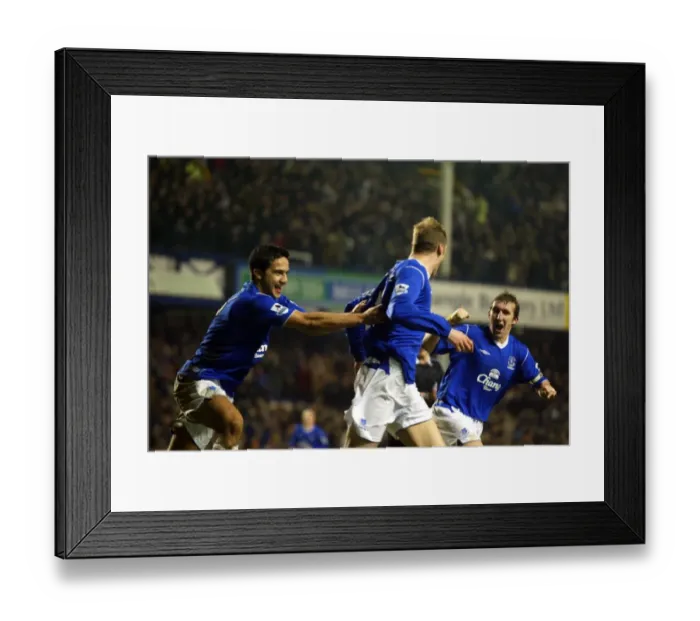 Framed Print : Everton 1 Norwich 0 02-02-05 Framed Print : Everton 1 Norwich 0 02-02-05