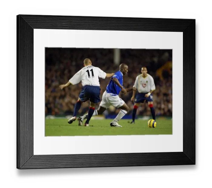 Framed Print : Everton 2 Portsmouth 1 04-01-05 Framed Print : Everton 2 Portsmouth 1 04-01-05
