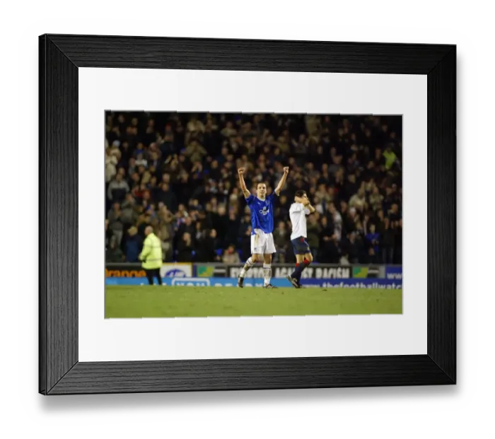 Framed Print : Everton's Triumph: Everton 2-1 Portsmouth (04-01-05) Framed Print : Everton's Triumph: Everton 2-1 Portsmouth (04-01-05)