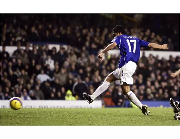 Tim Cahill Scores Everton's Fourth Goal: Everton 4-0 Sunderland, Barclays Premier League, Goodison Park, 24 / 11 / 07