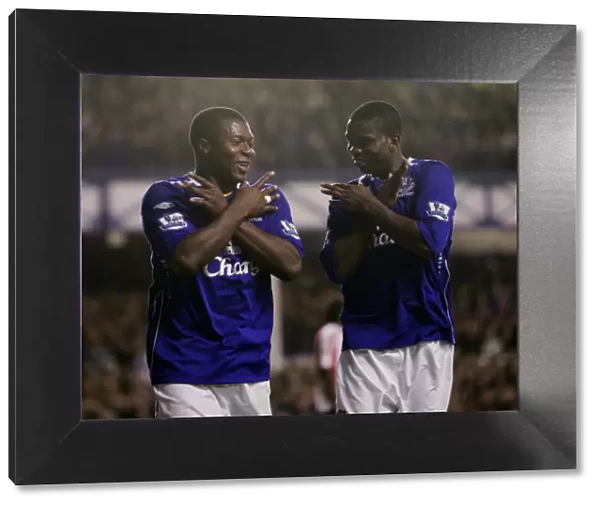 Five-Star Yakubu: Everton's Unforgettable Victory Dance Against Sunderland in the Premier League (2007)