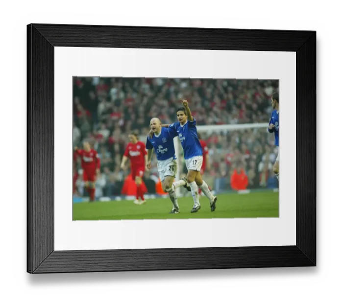 Framed Print : Liverpool 2 Everton 1 19-03-05 Framed Print : Liverpool 2 Everton 1 19-03-05
