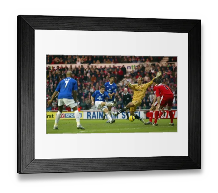 Framed Print : Middlesbrough vs Everton: The 1-1 Draw of the 04-05 Season (16-01-05) Framed Print : Middlesbrough vs Everton: The 1-1 Draw of the 04-05 Season (16-01-05)
