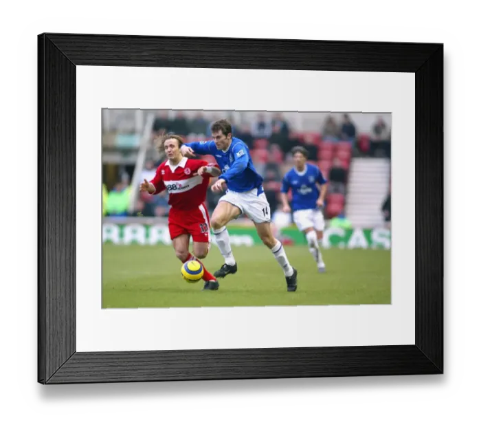 Framed Print : Middlesbrough vs Everton: 1-1 Stalemate - January 16, 2005 Framed Print : Middlesbrough vs Everton: 1-1 Stalemate - January 16, 2005