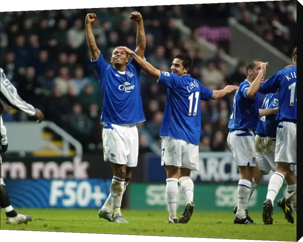 Newcastle 1 Everton 1 28-11-04