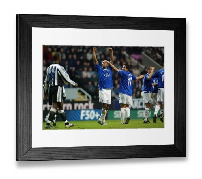 Framed Print : Newcastle 1 Everton 1 28-11-04 Framed Print : Newcastle 1 Everton 1 28-11-04