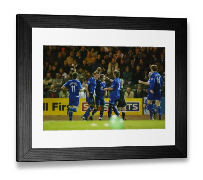 Framed Print : Everton's FA Cup Victory: Plymouth 1-3 (08-01-05) Framed Print : Everton's FA Cup Victory: Plymouth 1-3 (08-01-05)