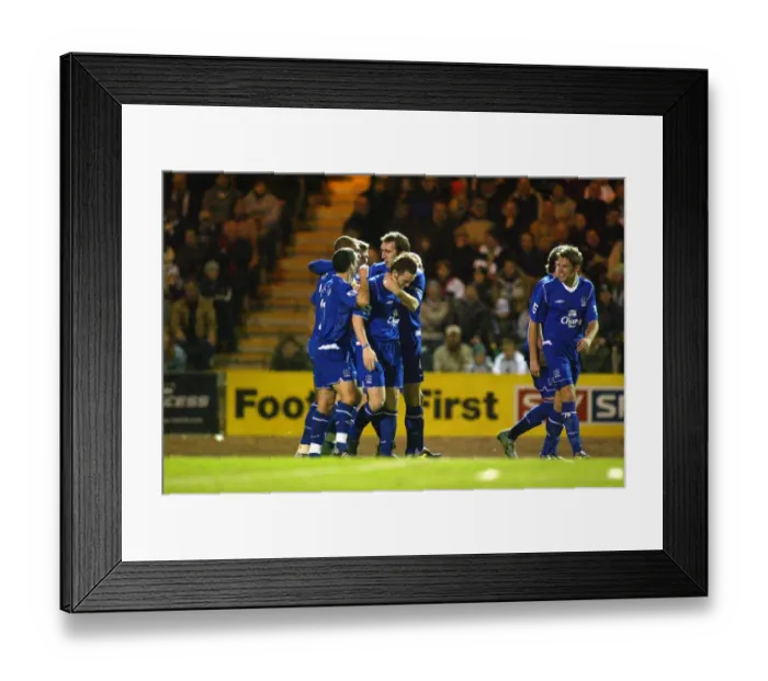 Framed Print : Everton FC's FA Cup Victory: Plymouth 1-3 (08-01-05) Framed Print : Everton FC's FA Cup Victory: Plymouth 1-3 (08-01-05)
