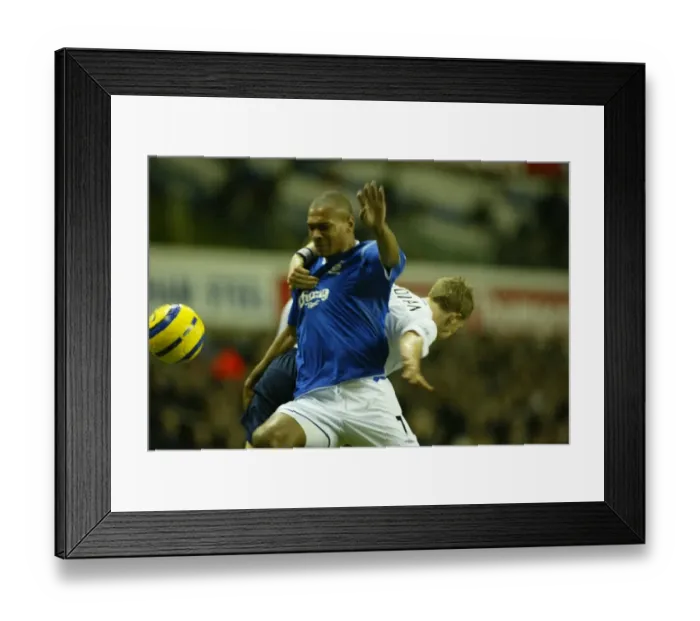 Framed Print : Spurs Thrash Everton 5-2: A Memorable Moment from the 2004-05 Season Framed Print : Spurs Thrash Everton 5-2: A Memorable Moment from the 2004-05 Season