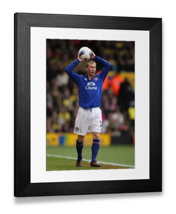 Framed Print : Tony Hibbert in Action: Everton vs Norwich City (07 April 2012, Carrow Road) Framed Print : Tony Hibbert in Action: Everton vs Norwich City (07 April 2012, Carrow Road)
