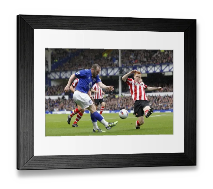 Framed Print : Blocked!: McFadden's Strike Denied by Colback at Goodison Park (Everton vs Sunderland, Barclays Premier League, 2012) Framed Print : Blocked!: McFadden's Strike Denied by Colback at Goodison Park (Everton vs Sunderland, Barclays Premier League, 2012)