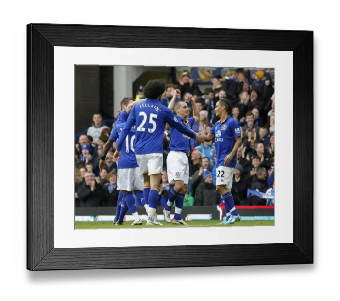 Framed Print : Leon Osman's Triple: Everton's 3-0 Thrill over Sunderland (April 9, 2012, Goodison Park) Framed Print : Leon Osman's Triple: Everton's 3-0 Thrill over Sunderland (April 9, 2012, Goodison Park)