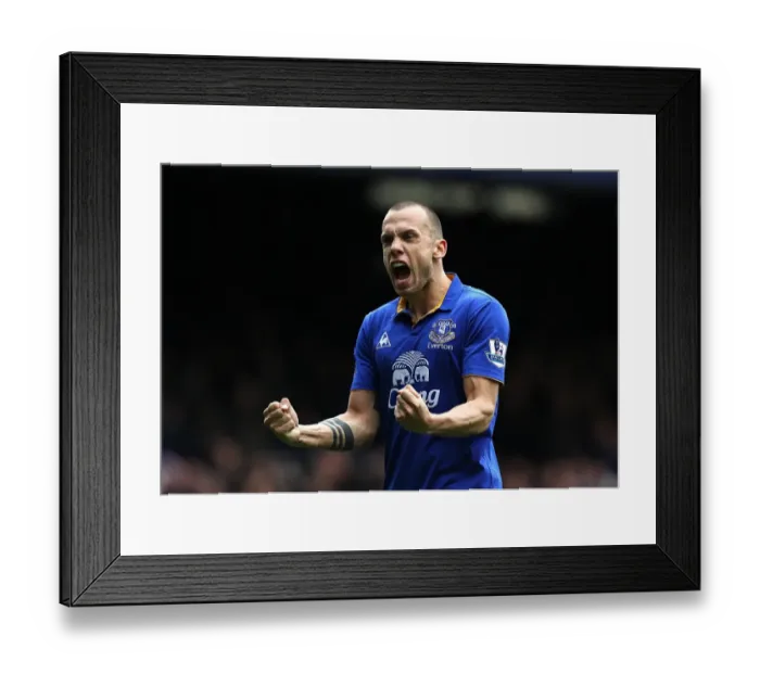 Framed Print : Everton's Johnny Heitinga: Celebrating Victor Anichebe's Game-Winning Goal (4-0 vs. Sunderland, Goodison Park, April 9, 2012) Framed Print : Everton's Johnny Heitinga: Celebrating Victor Anichebe's Game-Winning Goal (4-0 vs. Sunderland, Goodison Park, April 9, 2012)
