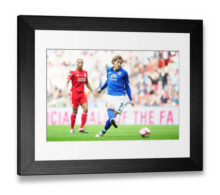 Framed Print : Nikica Jelavic Scores Historic FA Cup Semi-Final Goal for Everton Against Liverpool at Wembley Stadium (14 April 2012) Framed Print : Nikica Jelavic Scores Historic FA Cup Semi-Final Goal for Everton Against Liverpool at Wembley Stadium (14 April 2012)
