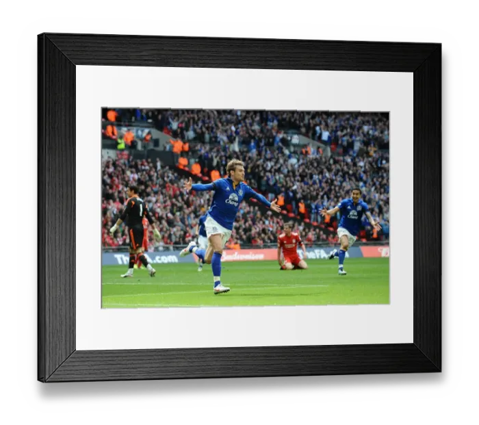 Framed Print : Everton's Jelavic Scores Opening Goal in FA Cup Semi-Final Against Liverpool at Wembley (April 14, 2012) Framed Print : Everton's Jelavic Scores Opening Goal in FA Cup Semi-Final Against Liverpool at Wembley (April 14, 2012)