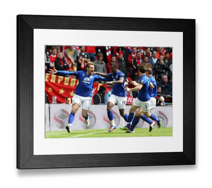 Framed Print : Jelavic Scores Epic Opener: Everton vs. Liverpool FA Cup Semi-Final at Wembley Stadium (April 14, 2012) Framed Print : Jelavic Scores Epic Opener: Everton vs. Liverpool FA Cup Semi-Final at Wembley Stadium (April 14, 2012)