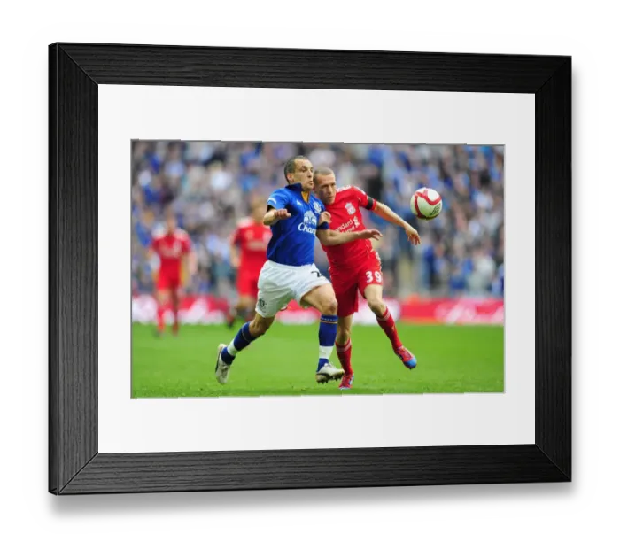Framed Print : Osman vs Bellamy: The Epic FA Cup Semi-Final Battle at Wembley Stadium - Everton vs Liverpool Framed Print : Osman vs Bellamy: The Epic FA Cup Semi-Final Battle at Wembley Stadium - Everton vs Liverpool
