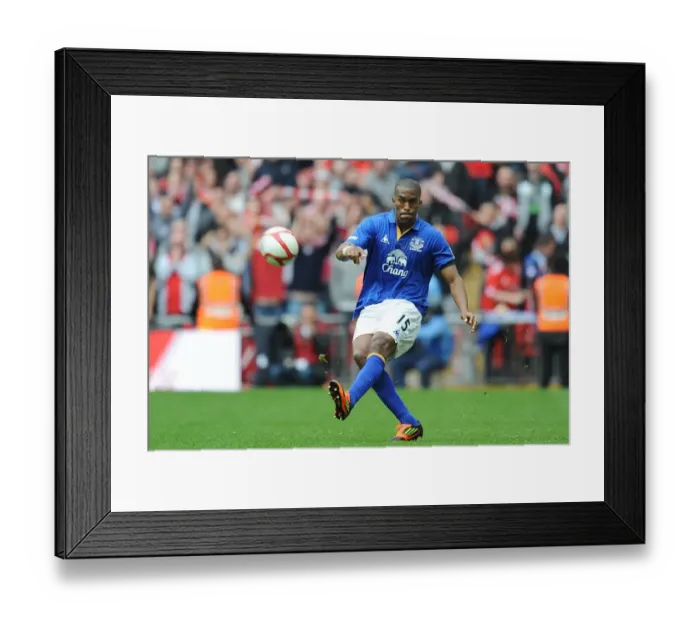 Framed Print : FA Cup Semi-Final Showdown: Sylvain Distin Leads Everton Against Liverpool at Wembley Stadium Framed Print : FA Cup Semi-Final Showdown: Sylvain Distin Leads Everton Against Liverpool at Wembley Stadium