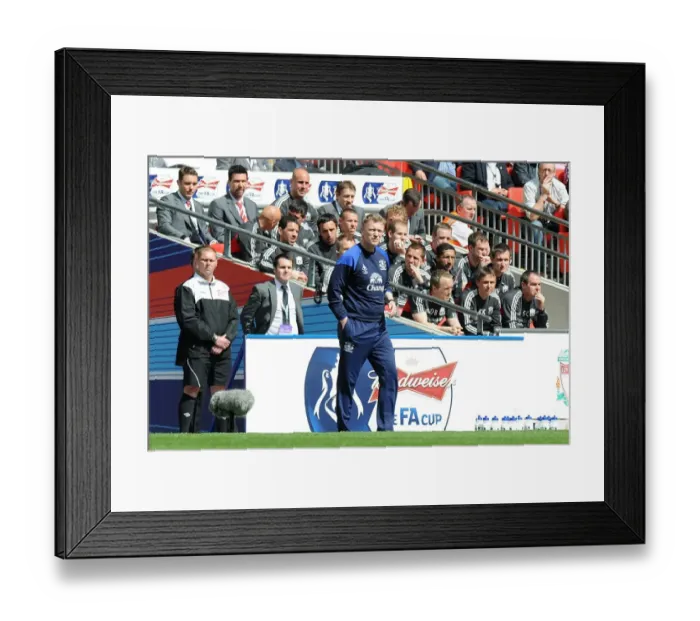 Framed Print : David Moyes vs Liverpool: FA Cup Semi-Final Showdown at Wembley Stadium Framed Print : David Moyes vs Liverpool: FA Cup Semi-Final Showdown at Wembley Stadium