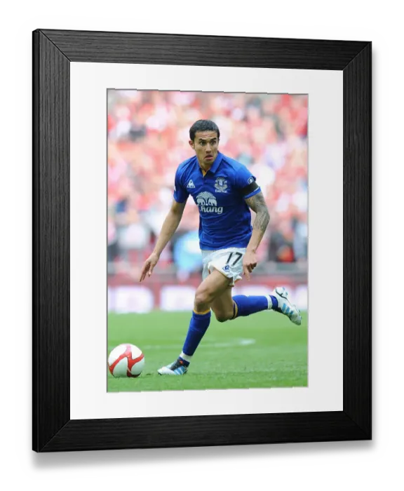 Framed Print : Tim Cahill's Thrilling FA Cup Semi-Final Goal: Liverpool vs. Everton at Wembley Stadium (2012) Framed Print : Tim Cahill's Thrilling FA Cup Semi-Final Goal: Liverpool vs. Everton at Wembley Stadium (2012)