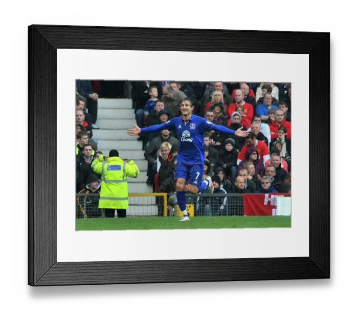 Framed Print : Jelavic's Thriller: Everton's Opening Goal vs. Manchester United in the Premier League (22 April 2012, Old Trafford) Framed Print : Jelavic's Thriller: Everton's Opening Goal vs. Manchester United in the Premier League (22 April 2012, Old Trafford)