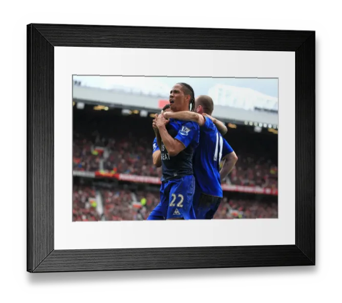 Framed Print : Everton's Inspiring Victory: Pienaar's God is Great Goal at Old Trafford (April 22, 2012, Barclays Premier League) Framed Print : Everton's Inspiring Victory: Pienaar's God is Great Goal at Old Trafford (April 22, 2012, Barclays Premier League)