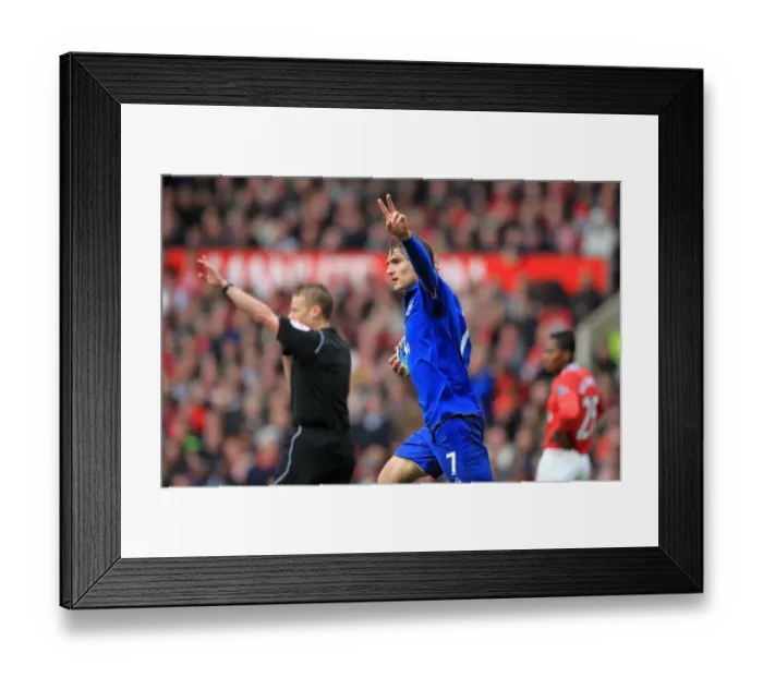 Framed Print : Everton's Historic Hat-Trick: Jelavic's Triumph Over Manchester United in the Premier League (22 April 2012, Old Trafford) Framed Print : Everton's Historic Hat-Trick: Jelavic's Triumph Over Manchester United in the Premier League (22 April 2012, Old Trafford)