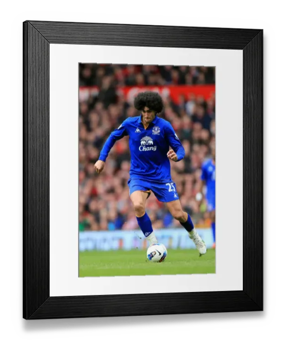 Framed Print : Marouane Fellaini at Old Traford: Everton vs Manchester United, Barclays Premier League (22 April 2012) Framed Print : Marouane Fellaini at Old Traford: Everton vs Manchester United, Barclays Premier League (22 April 2012)