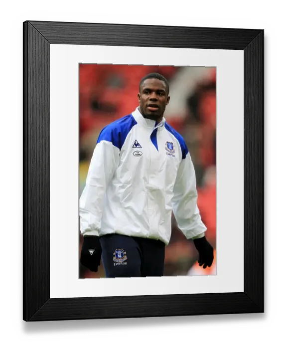 Framed Print : Thrilling Showdown at Old Trafford: Victor Anichebe Leads Everton Past Manchester United, Barclays Premier League (22 April 2012) Framed Print : Thrilling Showdown at Old Trafford: Victor Anichebe Leads Everton Past Manchester United, Barclays Premier League (22 April 2012)