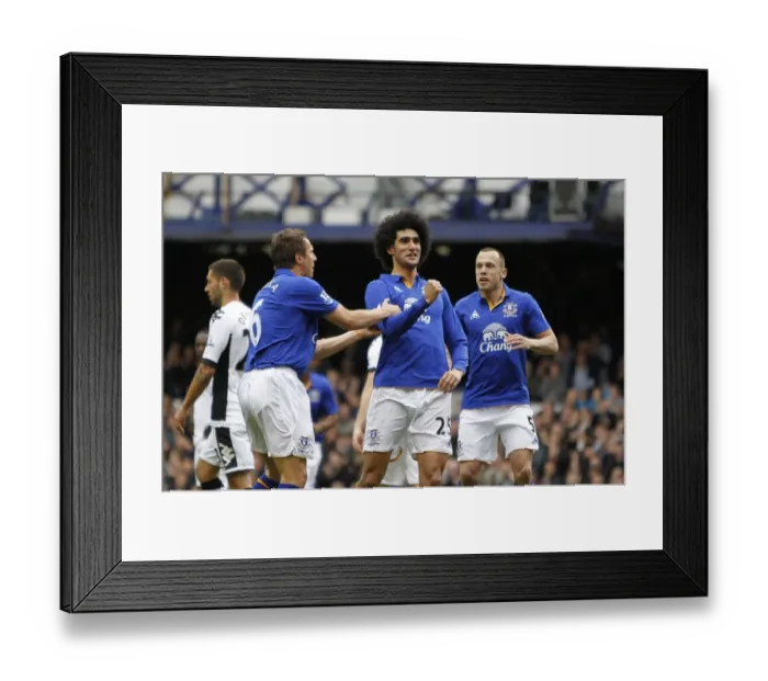 Framed Print : Everton's Unforgettable Double: Marouane Fellaini's Brace Secures Dramatic 28 April 2012 Victory Over Fulham Framed Print : Everton's Unforgettable Double: Marouane Fellaini's Brace Secures Dramatic 28 April 2012 Victory Over Fulham