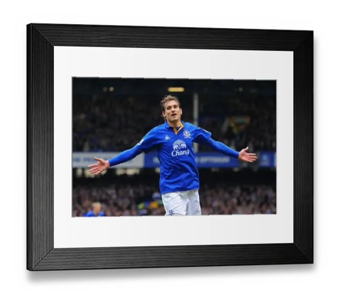 Framed Print : Jelavic's Brace: Everton's Victory Over Fulham (28 April 2012) Framed Print : Jelavic's Brace: Everton's Victory Over Fulham (28 April 2012)
