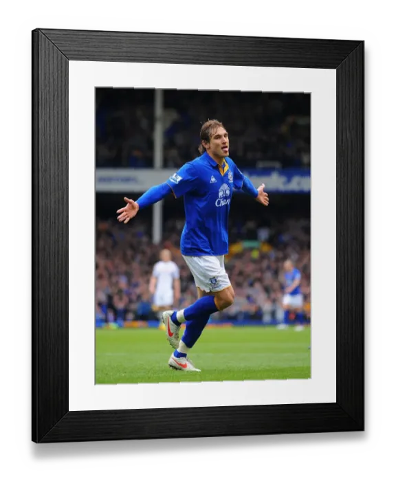 Framed Print : Jelavic Doubles Up: Everton's Victory Moment (28 April 2012 v Fulham, Goodison Park) Framed Print : Jelavic Doubles Up: Everton's Victory Moment (28 April 2012 v Fulham, Goodison Park)