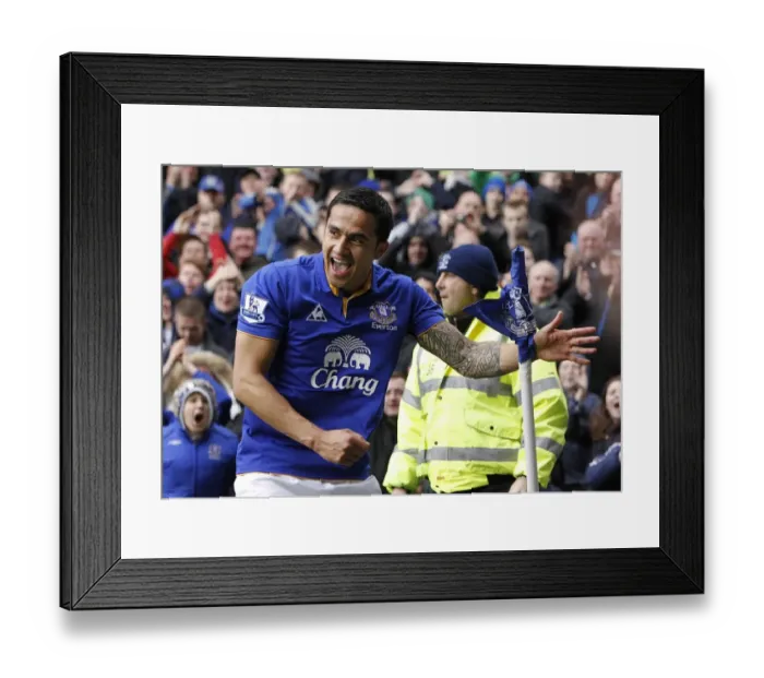 Framed Print : Everton's Tim Cahill: A Fourth Goal Blitz at Goodison Park Against Fulham (April 28, 2012) Framed Print : Everton's Tim Cahill: A Fourth Goal Blitz at Goodison Park Against Fulham (April 28, 2012)