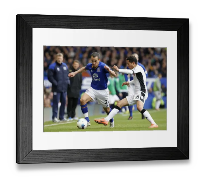 Framed Print : A Battle for the Ball: Osman vs. Frei at Goodison Park (Everton vs. Fulham, April 2012) Framed Print : A Battle for the Ball: Osman vs. Frei at Goodison Park (Everton vs. Fulham, April 2012)