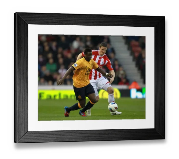Framed Print : Barclays Premier League - Stoke City v Everton - Britannia Stadium Framed Print : Barclays Premier League - Stoke City v Everton - Britannia Stadium