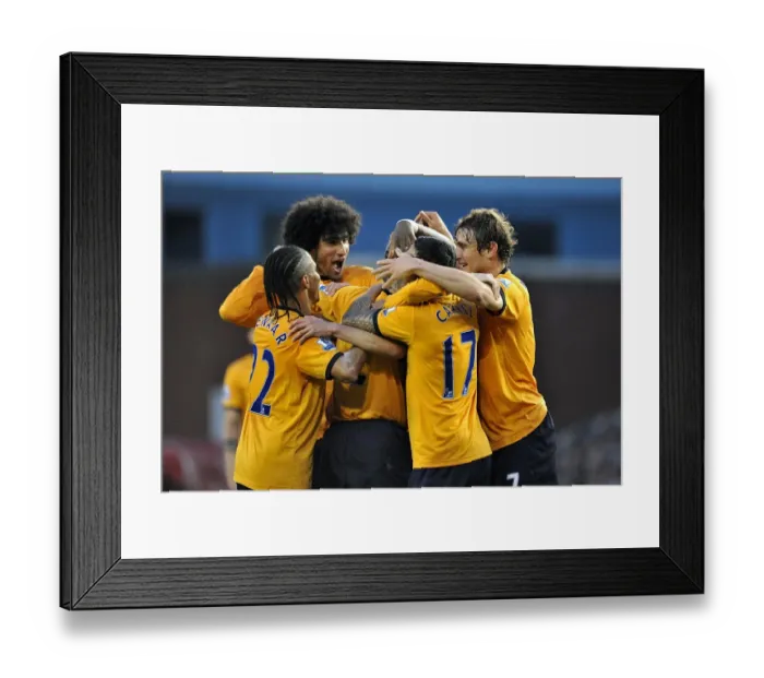 Framed Print : Everton's Fortunate Victory: Stoke City's Own Goal (01 May 2012)