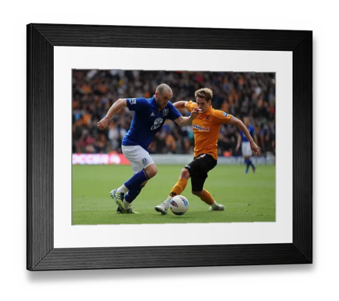 Framed Print : McFadden vs. Doyle: A Premier League Showdown - Everton vs. Wolverhampton Wanderers (06 May 2012, Molineux Stadium) Framed Print : McFadden vs. Doyle: A Premier League Showdown - Everton vs. Wolverhampton Wanderers (06 May 2012, Molineux Stadium)