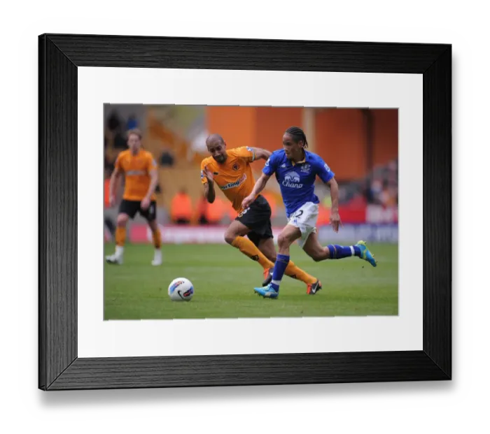 Framed Print : Pienaar vs. Henry: A Premier League Battle at Molineux (Everton vs. Wolverhampton Wanderers, 06 May 2012) Framed Print : Pienaar vs. Henry: A Premier League Battle at Molineux (Everton vs. Wolverhampton Wanderers, 06 May 2012)