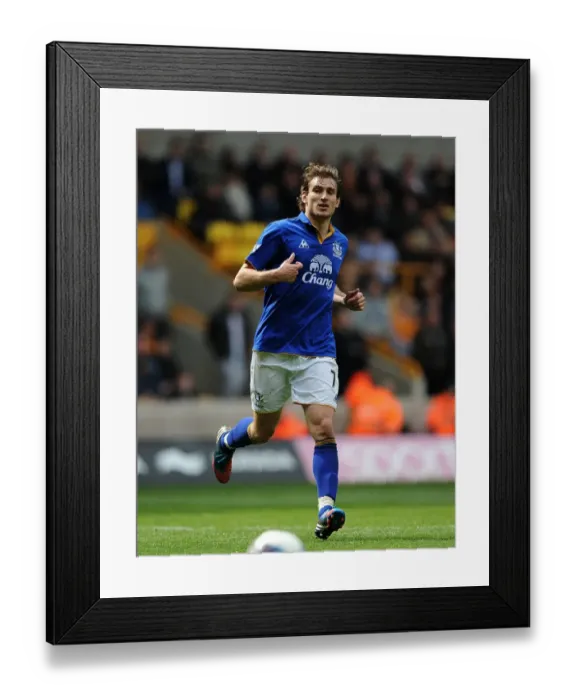 Framed Print : Nikica Jelavic's Dramatic Winner: Everton Triumphs Over Wolverhampton Wanderers (06 May 2012, Molineux Stadium)