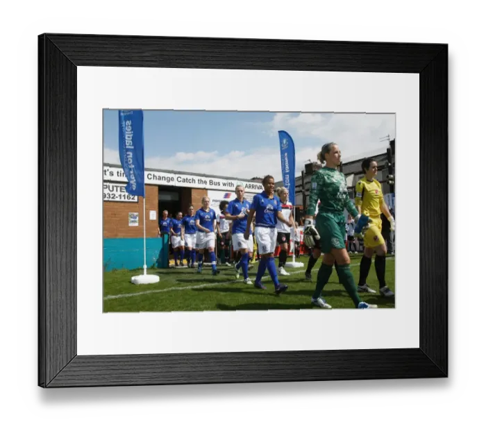 Framed Print : Everton Ladies Emerging from the Tunnel: Everton vs. Lincoln Ladies, FA WSL (06 May 2012) Framed Print : Everton Ladies Emerging from the Tunnel: Everton vs. Lincoln Ladies, FA WSL (06 May 2012)