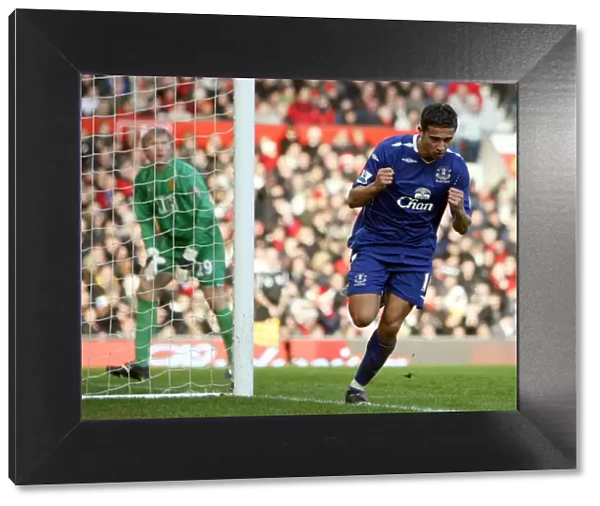 Tim Cahill's Iconic Goal Celebration: Everton's First at Old Trafford Against Manchester United (December 23, 2007)