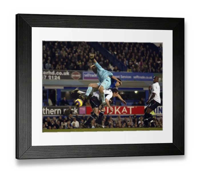 Framed Print : Football - Everton v Bolton Wanderers Barclays Premier League - Goodison Park - 26 / 12 / 07 Phil Neville (not pictured) scores the first goal for Everton Mandatory Credit: Action Images / Matthew Childs Livepic Framed Print : Football - Everton v Bolton Wanderers Barclays Premier League - Goodison Park - 26 / 12 / 07 Phil Neville (not pictured) scores the first goal for Everton Mandatory Credit: Action Images / Matthew Childs Livepic