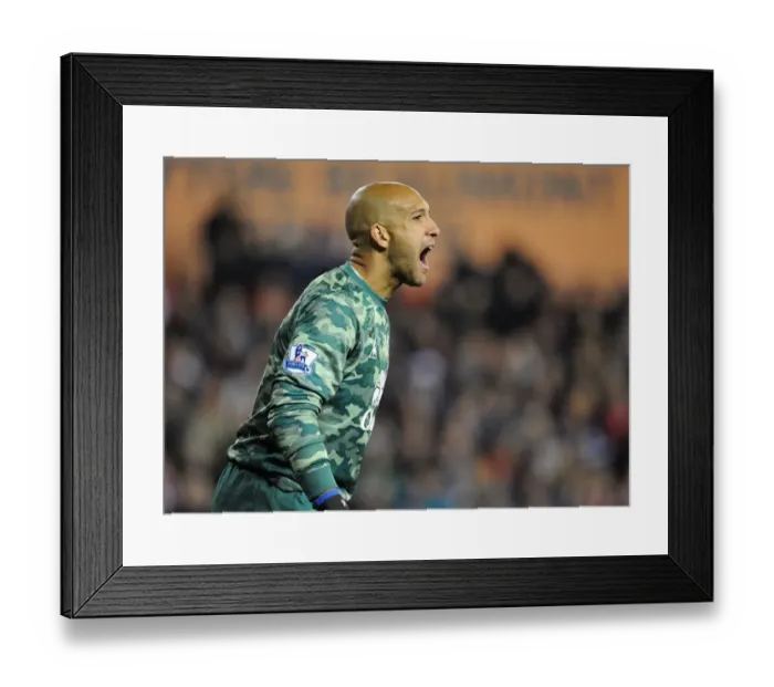 Framed Print : Tim Howard in Action: Everton vs Stoke City, Premier League Showdown at Britannia Stadium (01 May 2012) Framed Print : Tim Howard in Action: Everton vs Stoke City, Premier League Showdown at Britannia Stadium (01 May 2012)